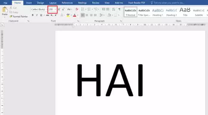 Cara Membuat Tulisan Besar di Word dengan Keyboard 3