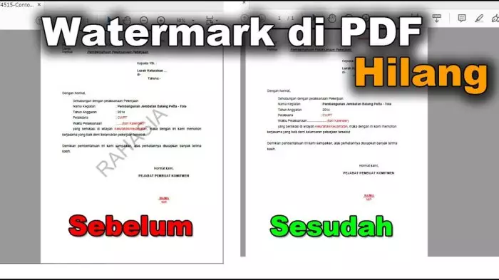 Cara Menghilangkan Watermark di PDF