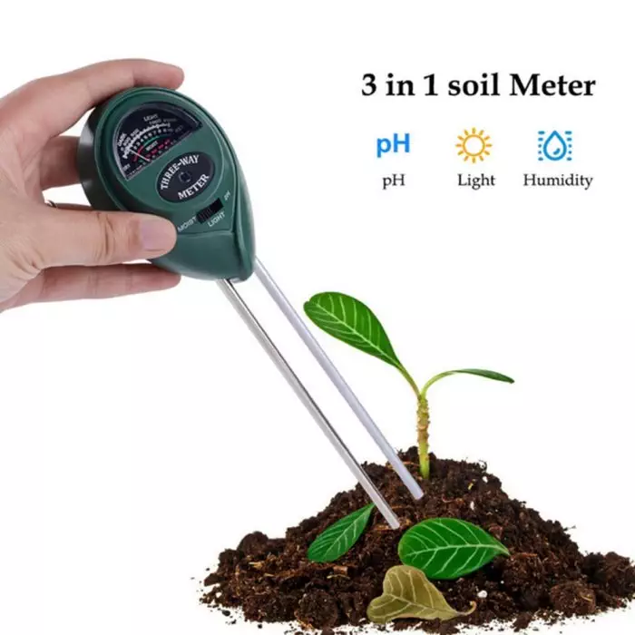 alat pengukur 3 in 1 temperature and kelembaban tanah soil moist ph analyzer tl00378 black 1