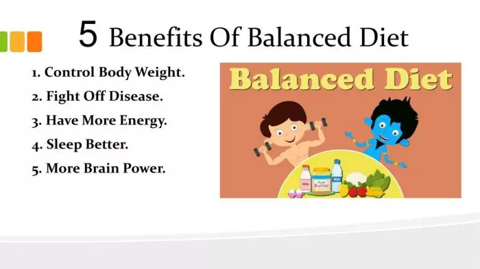 5 benefits of balanced diet l