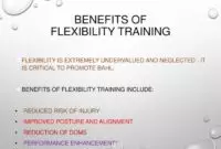 Benefits of Flexibility Training