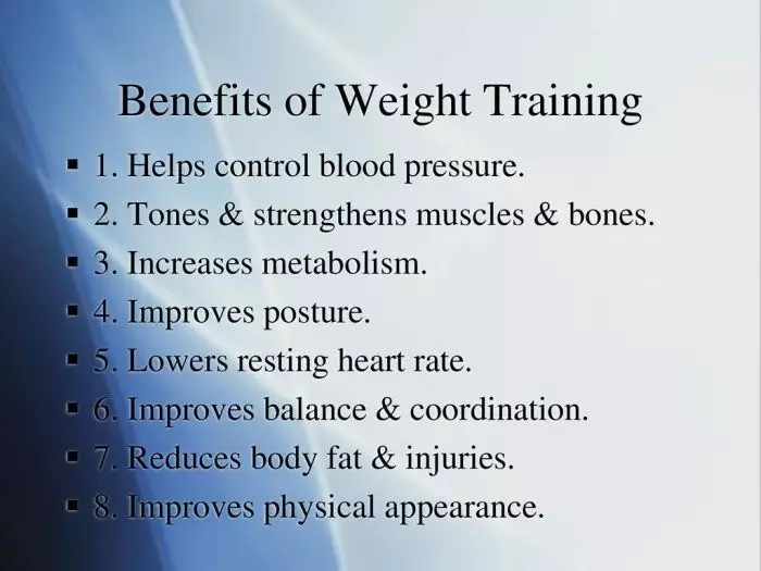 Benefits of Weight Training