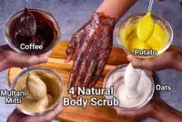 Homemade Body Scrub Recipe 4 ways DIY Body Scrub Face Scrub 2 scaled 1