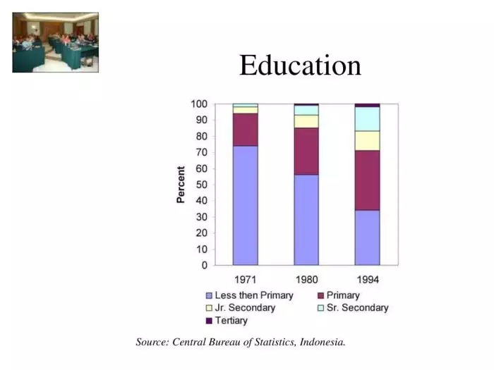 Source Central Bureau of Statistics Indonesia