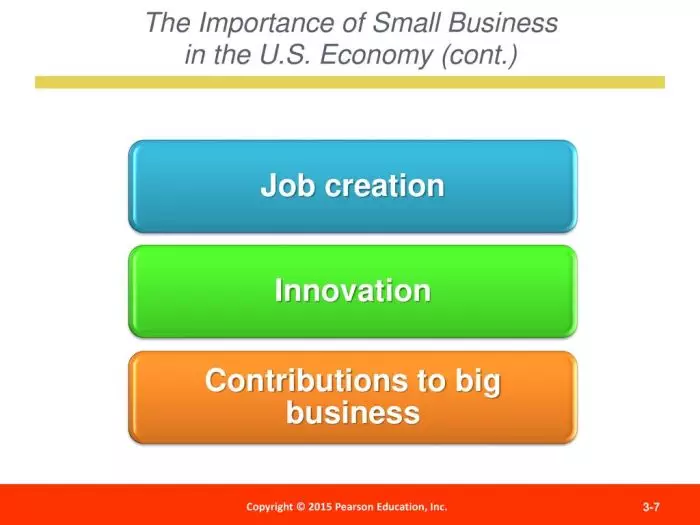 The Importance of Small Business in the U.S. Economy cont