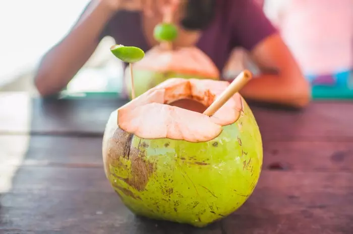 Manfaat Kurma Campur Air Kelapa Sebagai Minuman Elektrolit Alami Untuk Menghidrasi Tubuh Dan Menjaga Vitalitas